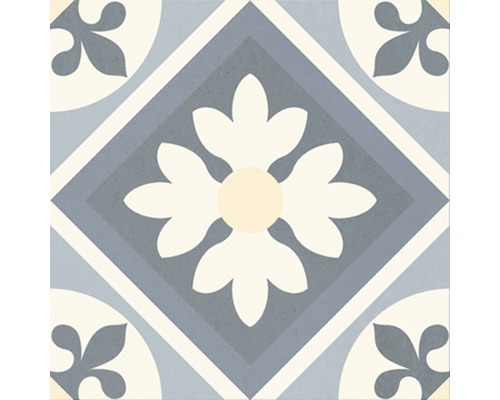 Porseleinen wand- en vloertegel Heritage tacogrijs in 76 verschillende designs 16,5 x 16,5 cm