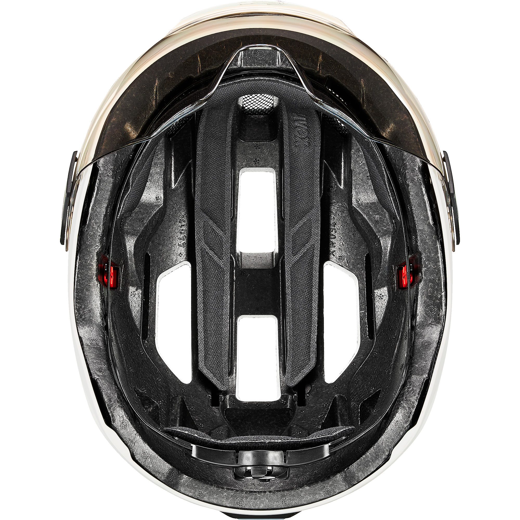 Uvex Stride visor Fahrradhelm white matt