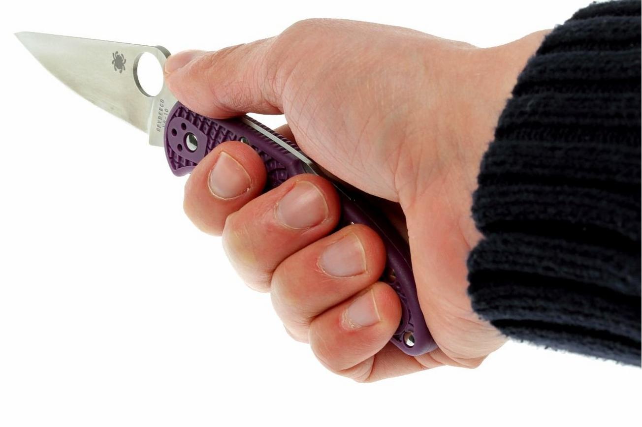 Spyderco Delica 4 Purple C11FPPR zakmes