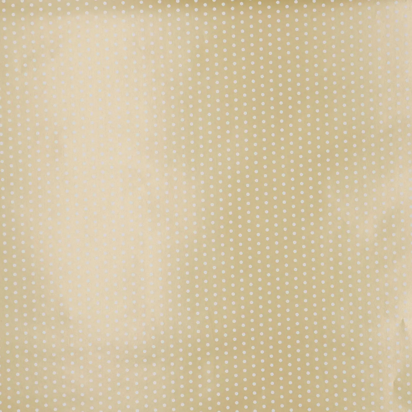 Geschenkpapier Punkte, gold/weiß, 10 m