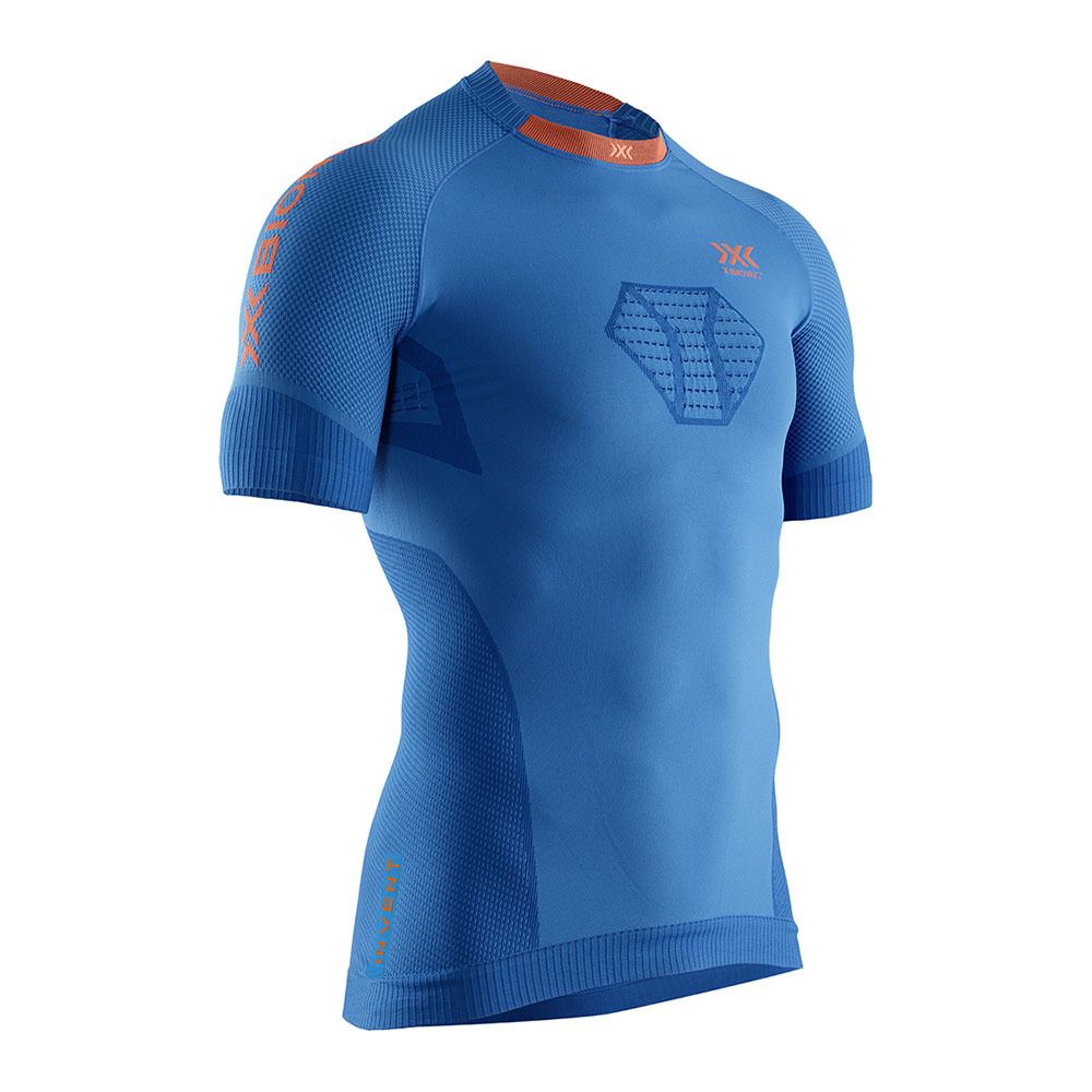 X-Bionic INVENT 4.0 RUN SPEED - Sous-couche Homme tealblu/kurkumaorang
