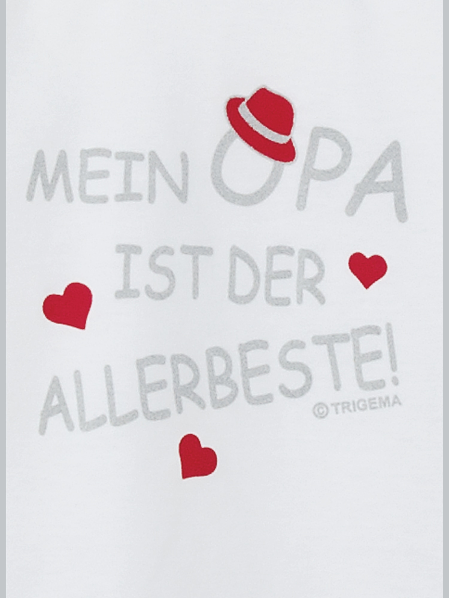T-Shirt Opas Liebling Weiss