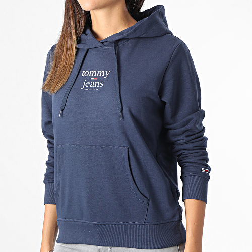 Sweat Capuche Femme Essential Logo 3573 Bleu Marine