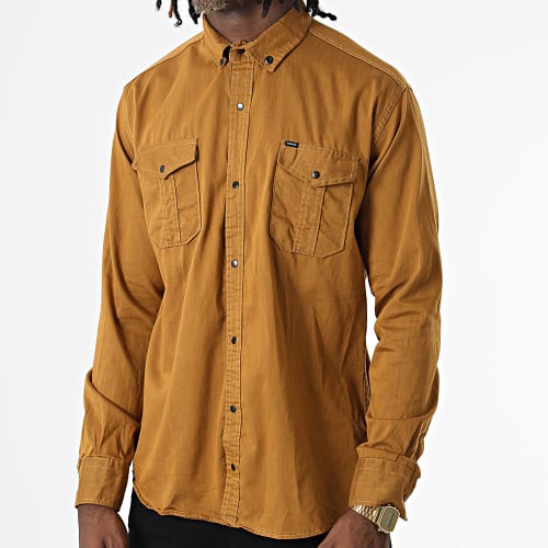 Chemise Manches Longues W-323 Moutarde Foncé