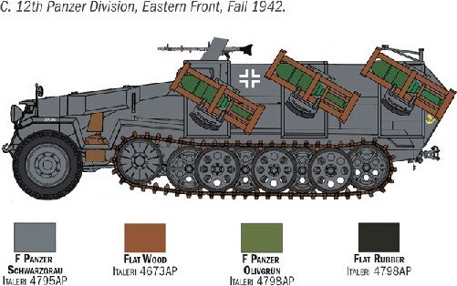 Italeri - Stuka Zu Fuss Tank Byggesæt - 1:72 - 7080