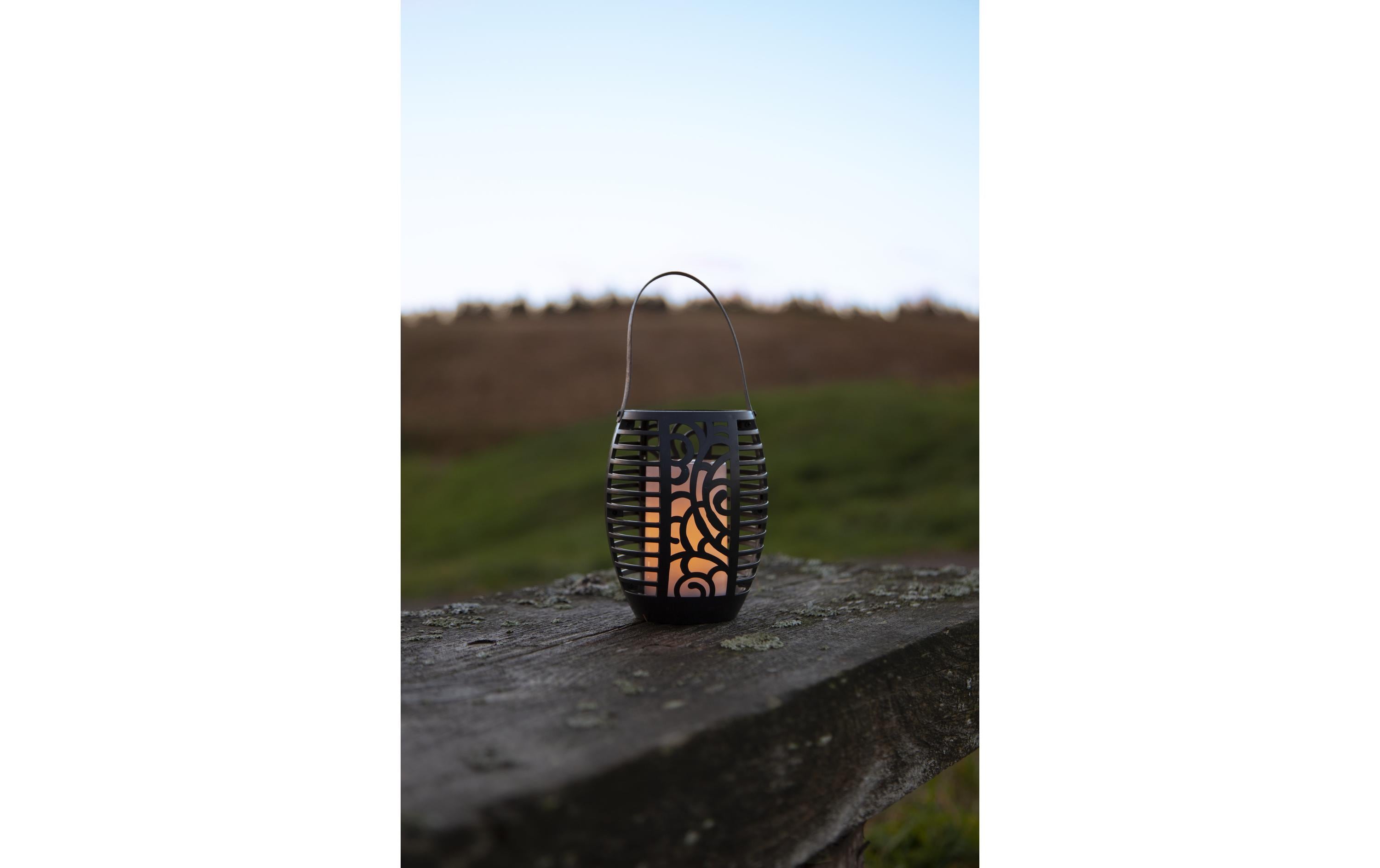 Gartenlicht Solar Flame, SchwarzSolar Fackel mit Kerzeneffekt