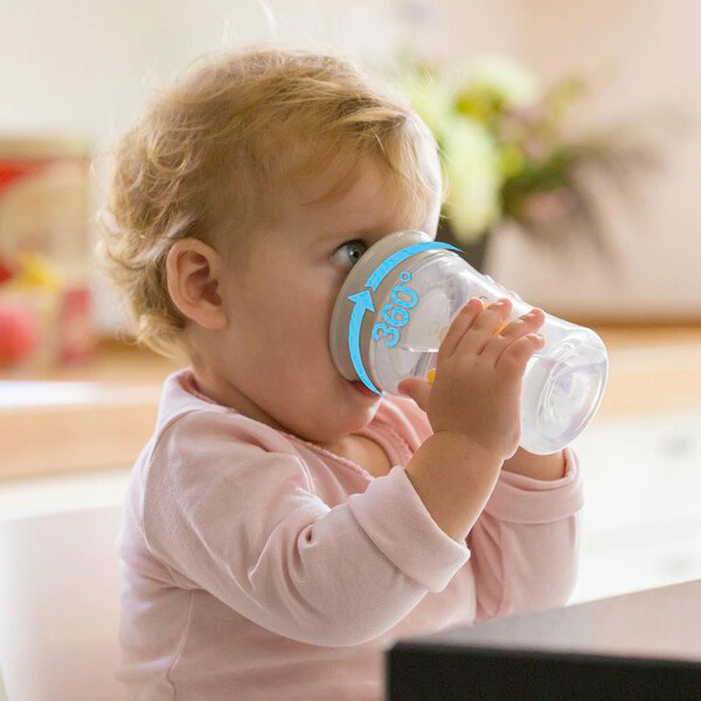NUK - Disney Trinklernbecher Magic Cup 230 ml grau