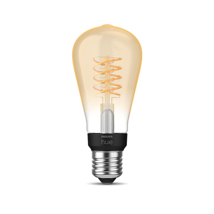 Ampoule LED connectée Edison Philips Hue E27 IP20 580lm 9W blanc doux