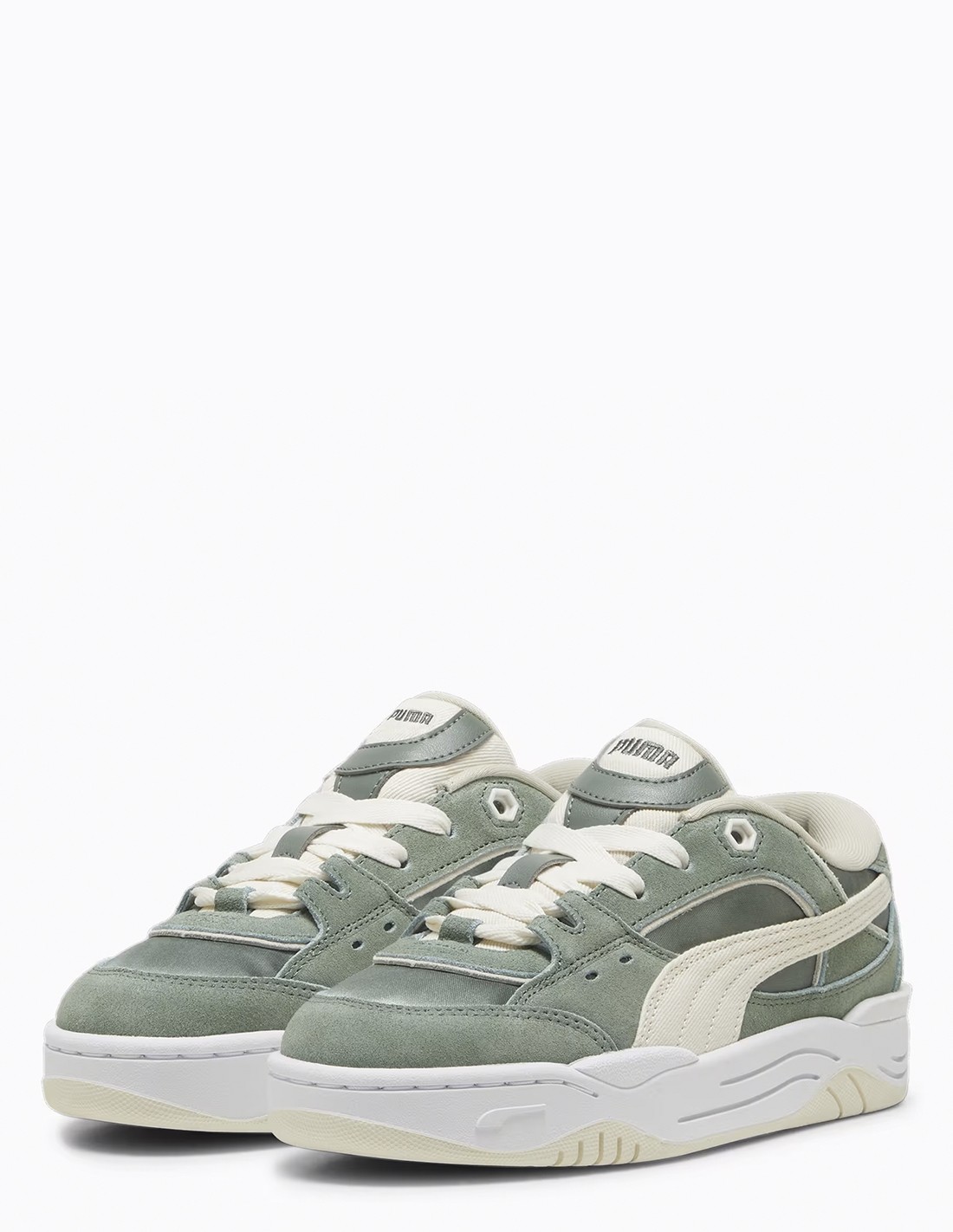 puma Sneakers Femme 180 Corduroy Vert/Blanc