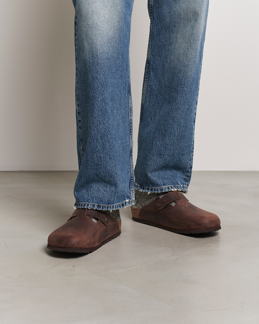 BIRKENSTOCK Boston Classic Footbed Habana Oiled Leather