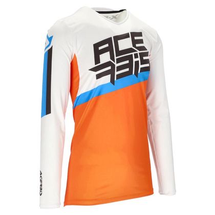 Maillot cross Acerbis X-FLEX FOUR 2023 - Orange / Blanc