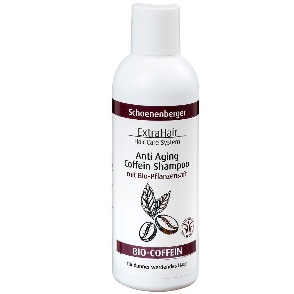 Schoenenberger® Naturkosmetik ExtraHair® Hair care System Anti Aging Coffein Shampoo