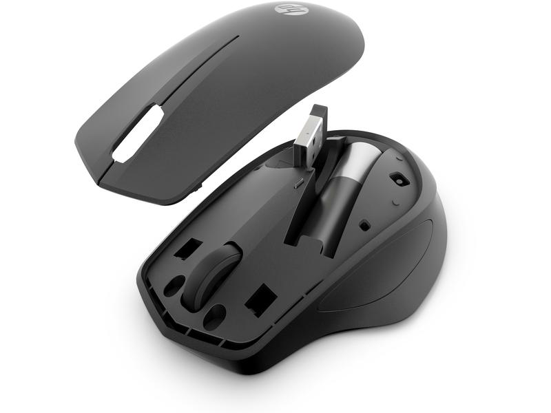 HP Maus Wireless Silent 280M Kompakte Wireless-Mouse mit geräuscharmen Tasten