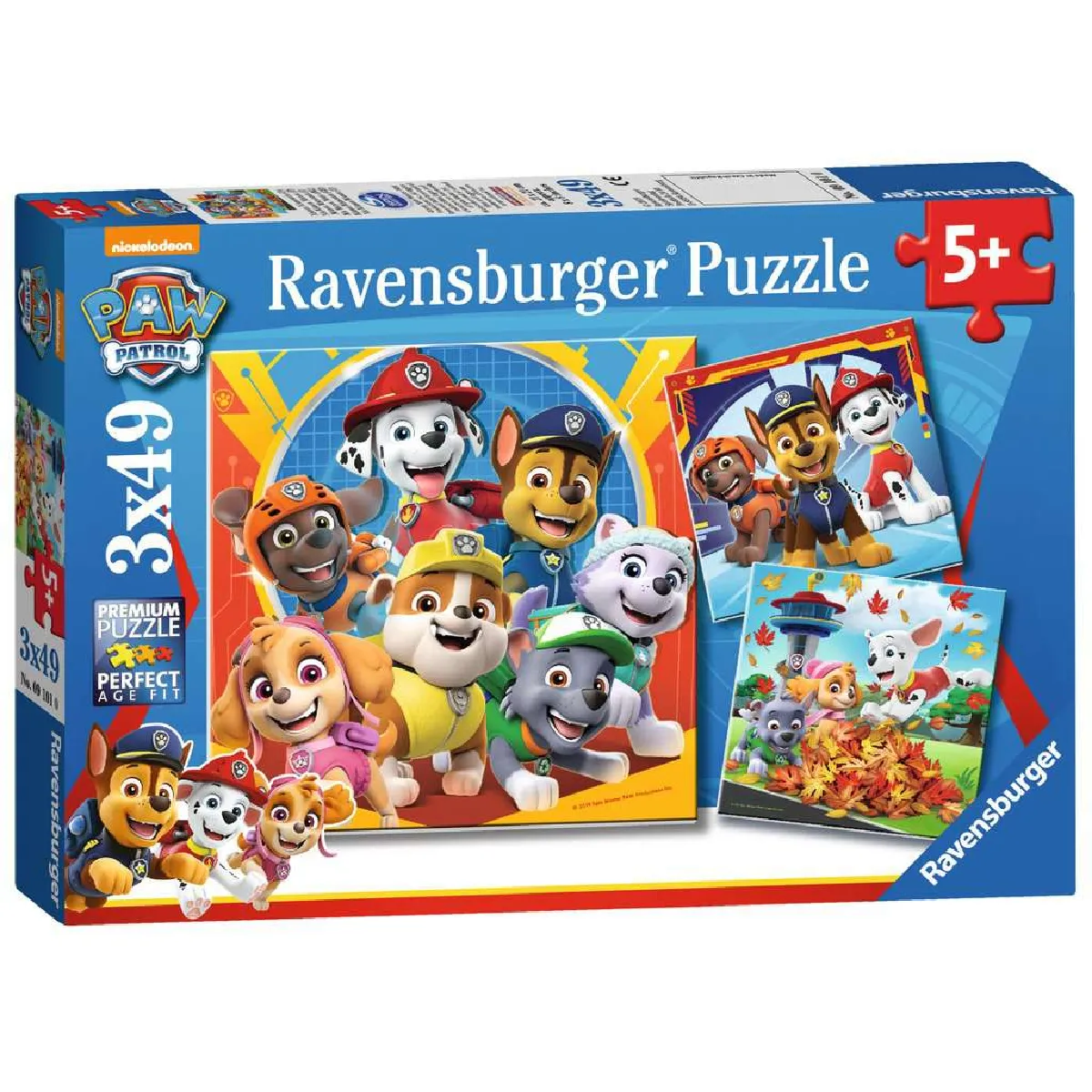 Ravensburger Puzzles 3x49 pièces - Pat'Patrouille