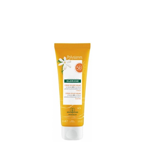 Klorane Tamanu BIO e Monoï Creme Solar SPF50  rosto 50ml