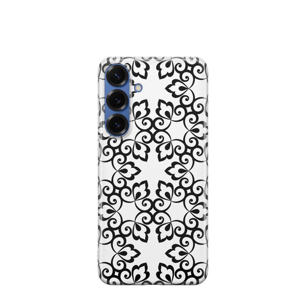Samsung Galaxy S25 Plus Gummi Hülle Mystische Mandala 3 - Transparent