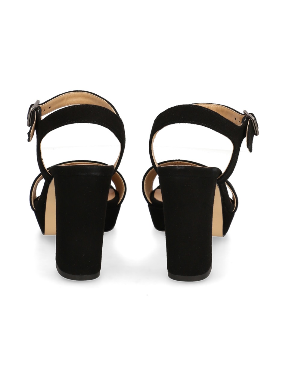Veloursleder Sandale