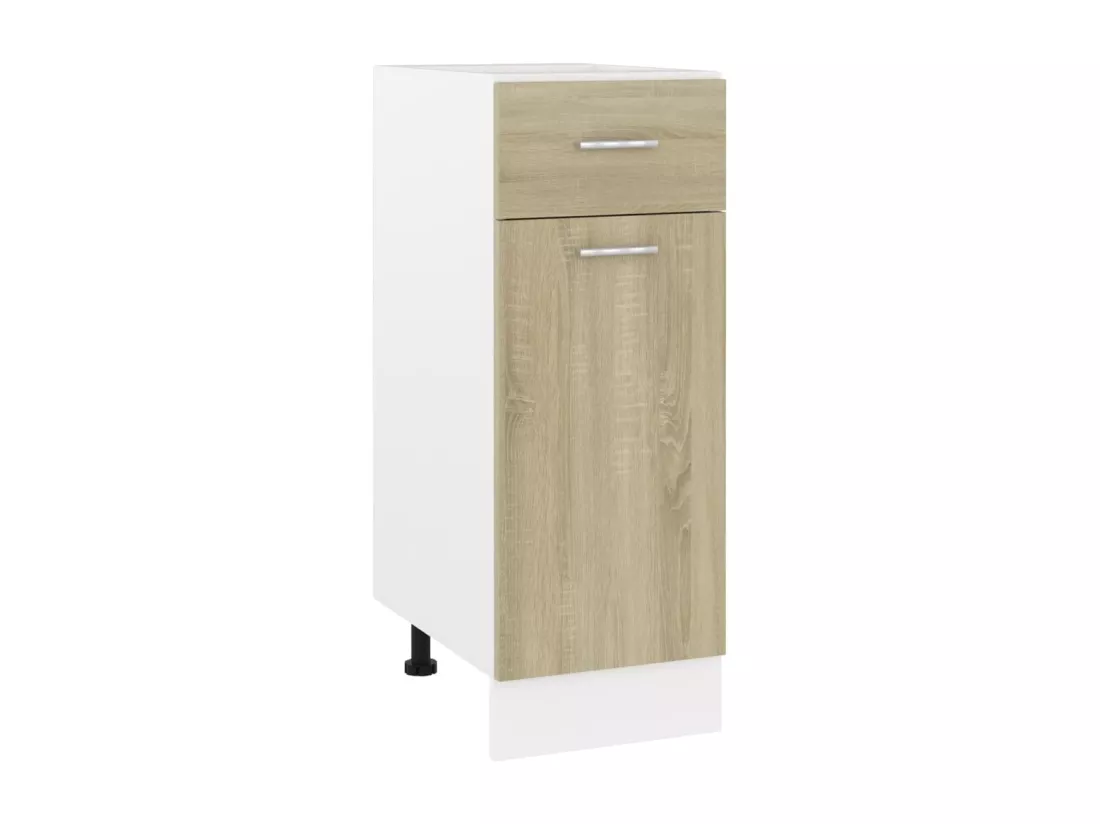 Armoire de plancher tiroir Chêne sonoma 30x46x81,5 cm Aggloméré
