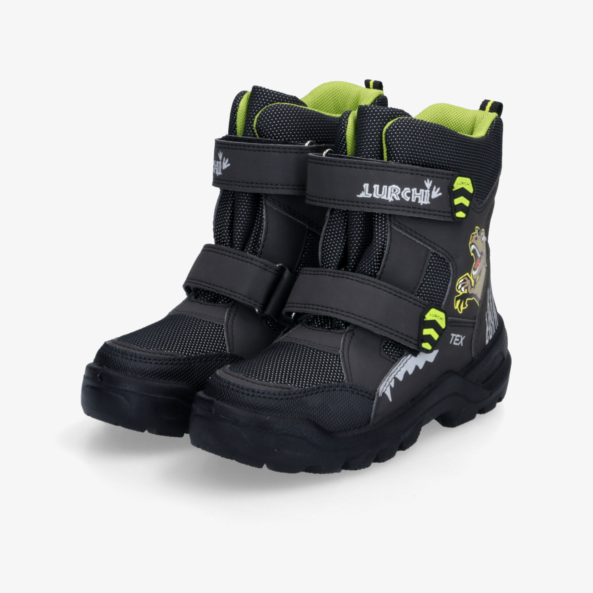 Lurchi Kinder Klettstiefel schwarz