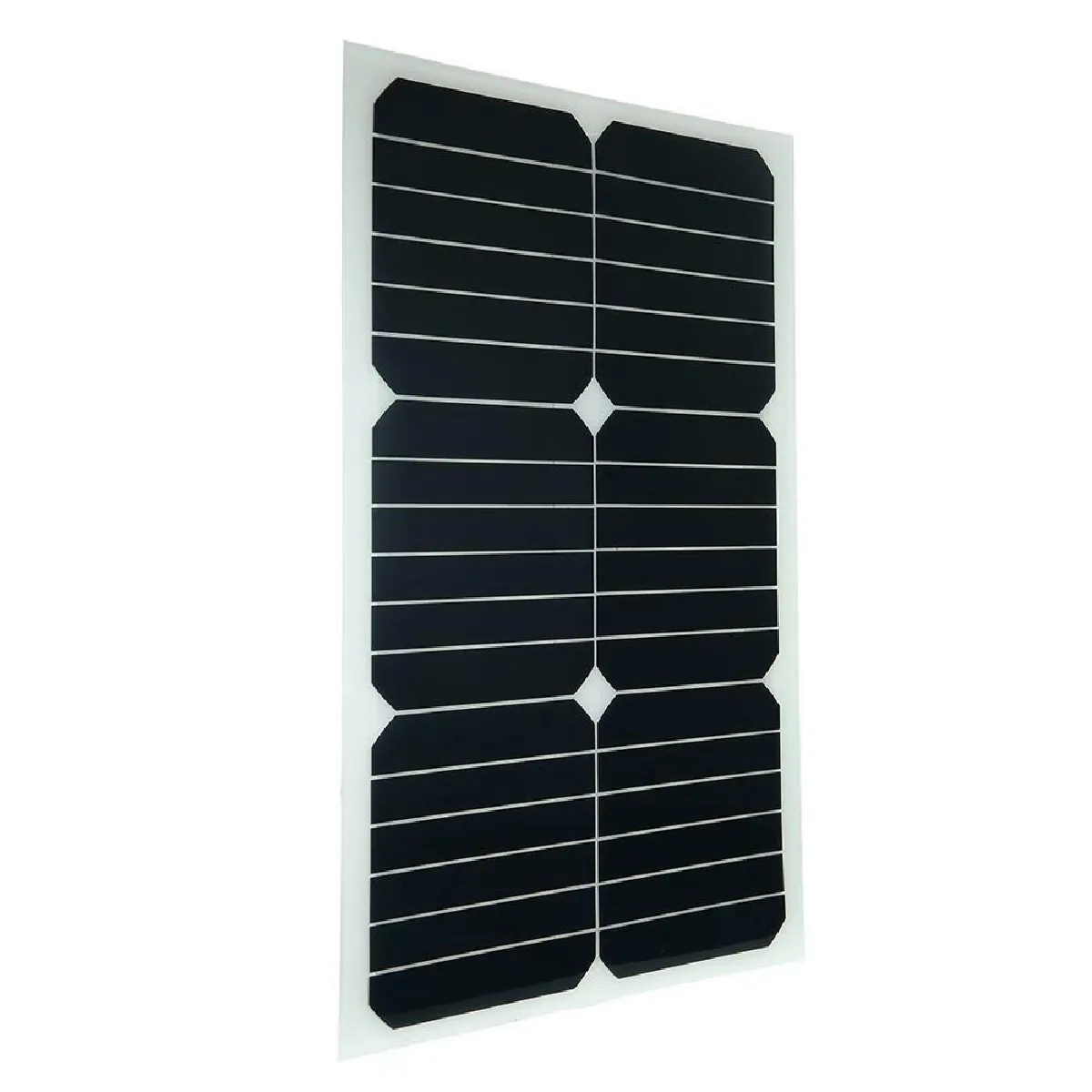 Justgreenbox Panneau Solaire Semi-Flexible Mono 20W 12V