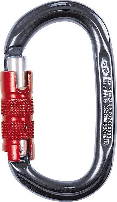 CLIMBING TECHNOLOGY - MOUSQUETON PILLARD OVAL TRIPLEX LOCK MOUSQUETON