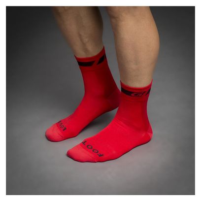 Chaussettes GripGrab Classic Regular Cut Rouge