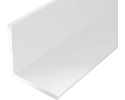 PVC hoekprofiel, wit, 10x10x1 mm, 1 m