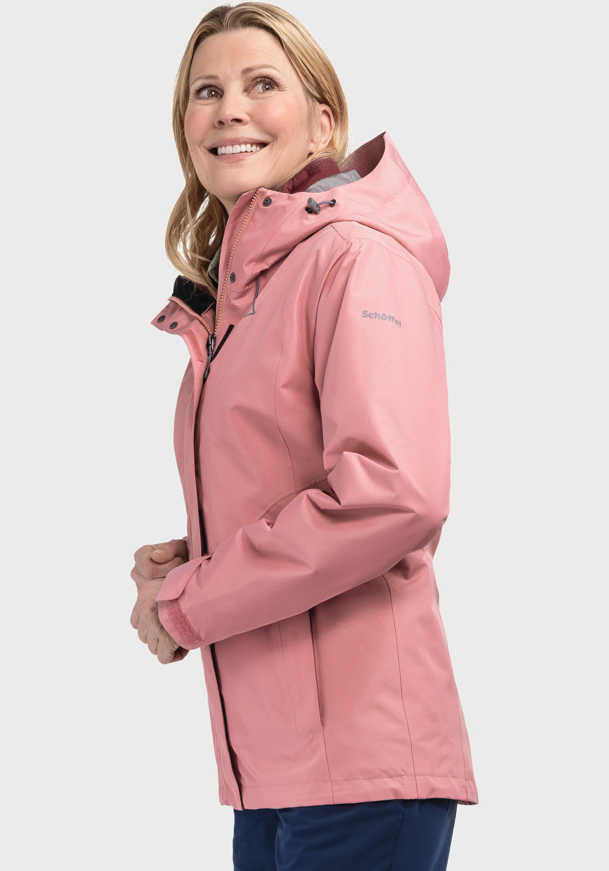 Schöffel Doppeljacke »Hiking 3in1 Jacket Style Okere WMS« mit Kapuze