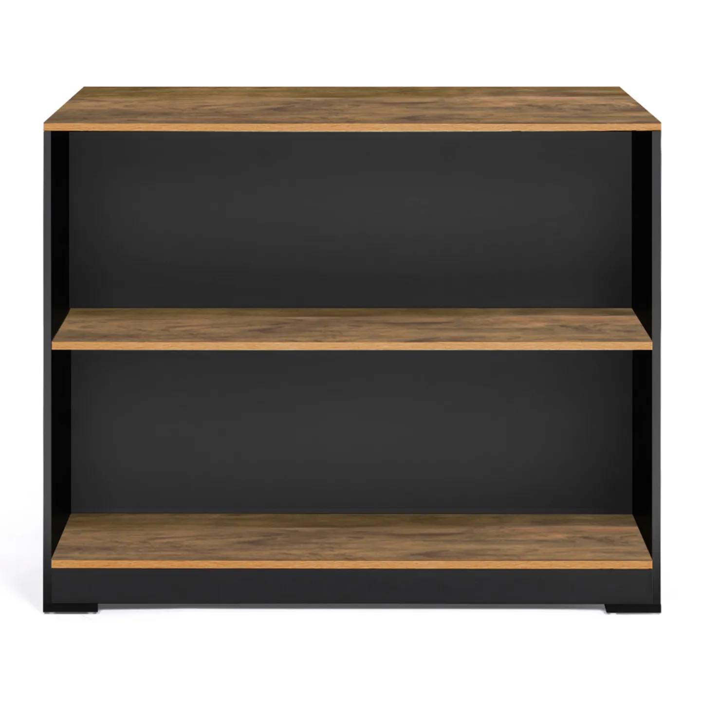 Table de bar îlot JUNO bois noir et plateau foncé HAWKINS