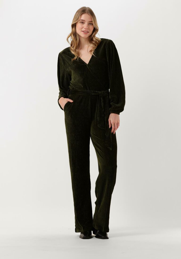 ANOTHER LABEL donkergroene another label jumpsuit pache jumpsuit l/s