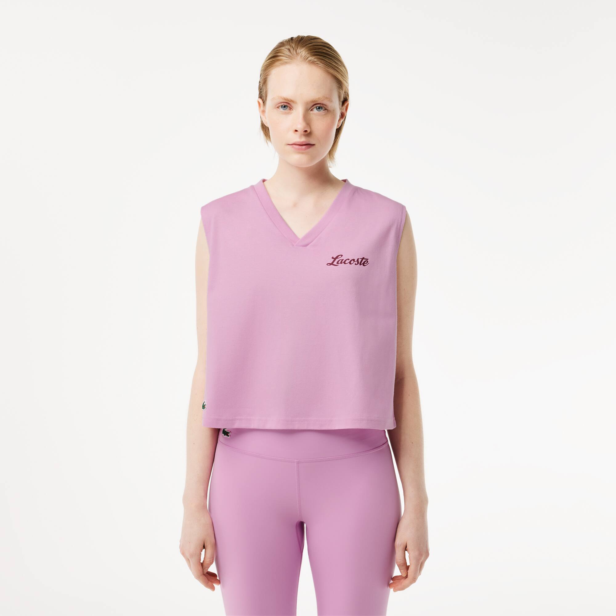 Ultra-Dry Sport-Top mit LACOSTE-Aufdruck T-Shirts - Rosa - Lacoste - Damen