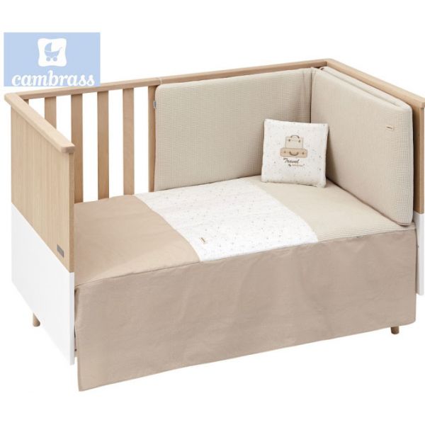 Cambrass Conjunto Colcha 2 Peças Céu Beige 70x140 cm