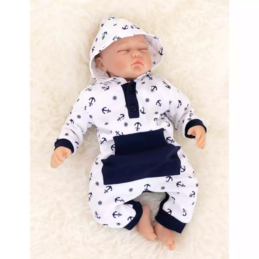 Baby Sweets Overall Navigator weiß dunkelblau