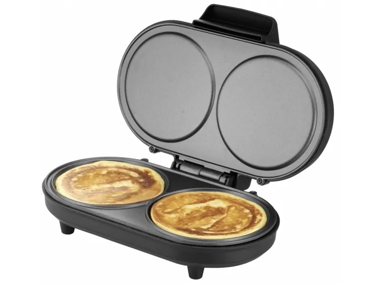 UNOLD 48165 American - Pandekagepande - 1 kW - børstet rustfrit stål/sort