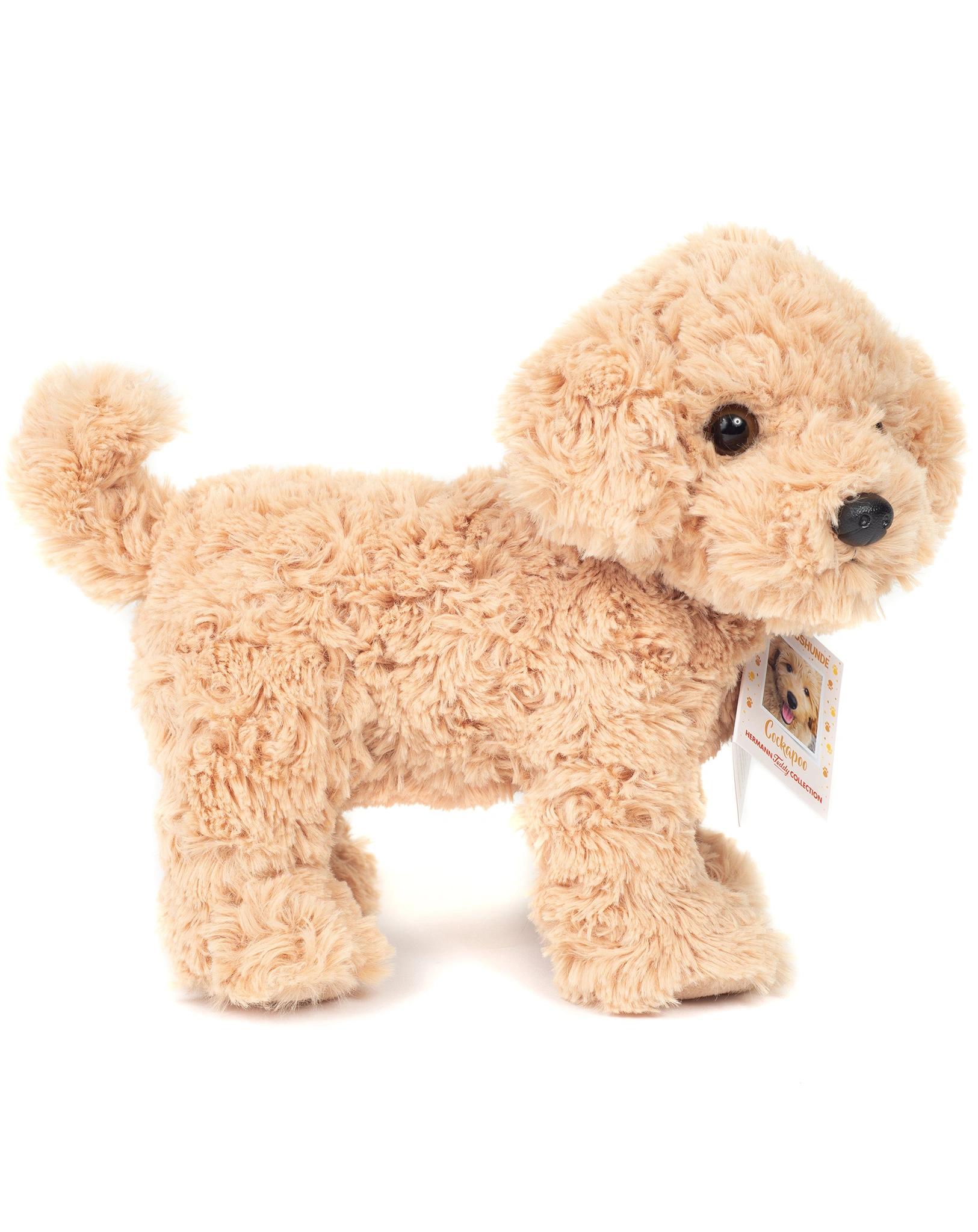 Kuscheltier COCKAPOO (23 cm) stehend in hellbraun
