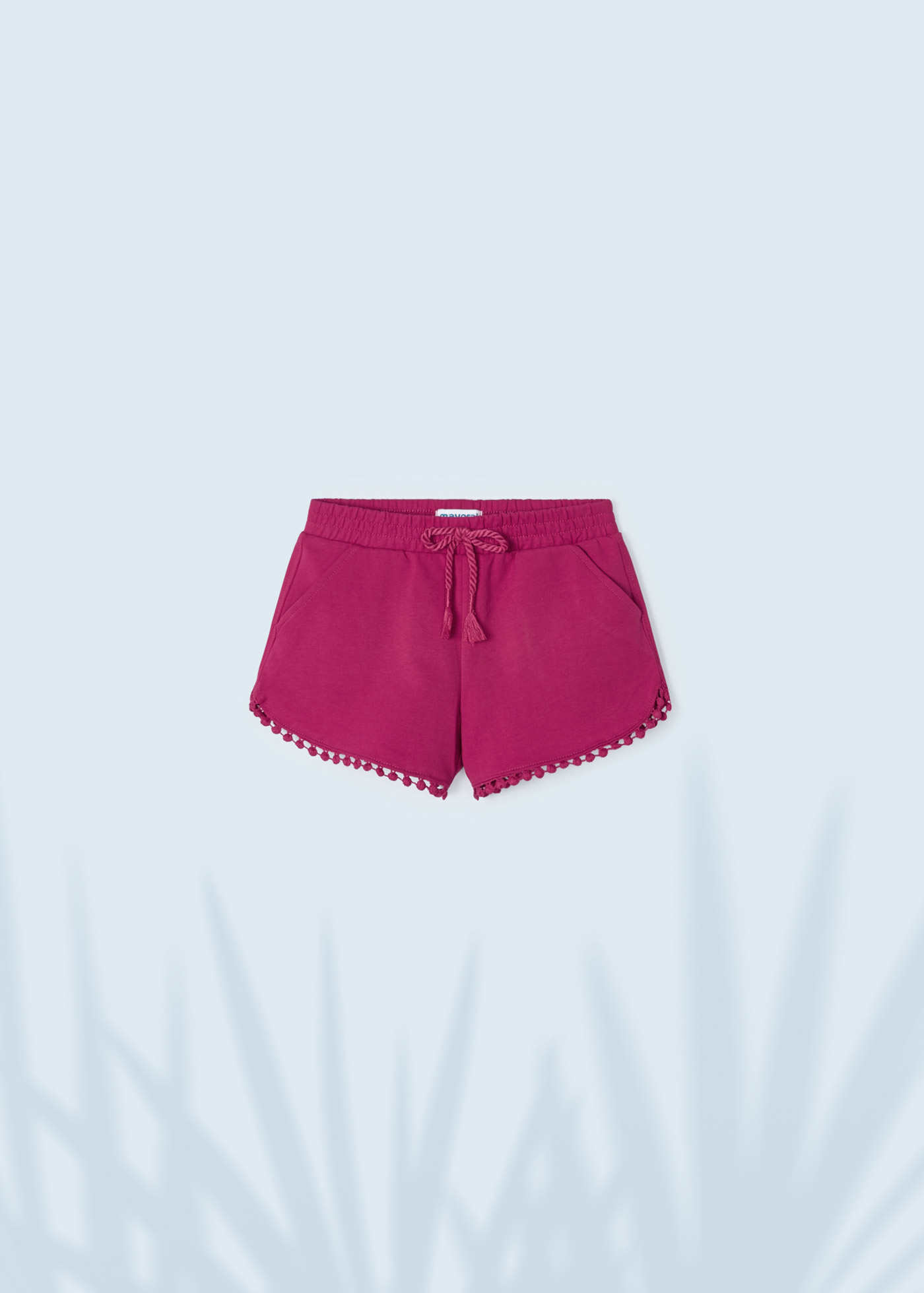 Calções de algodão sustentável para meninas