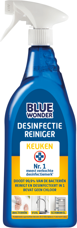 Blue Wonder Desinfectie Reiniger Keuken 750ml