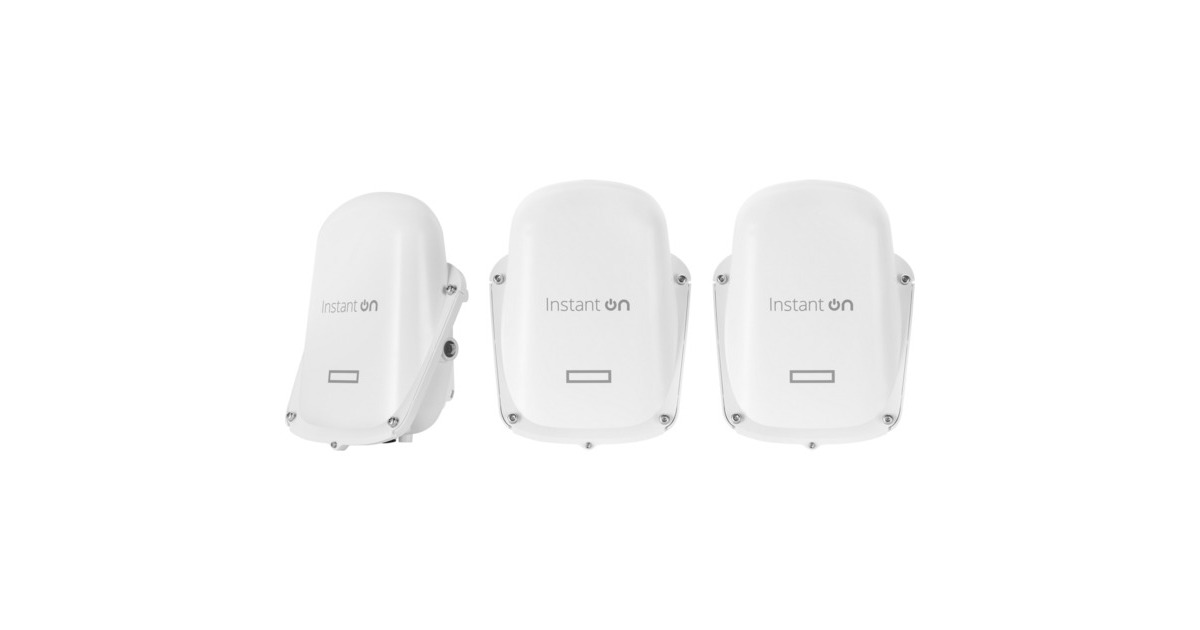 Hewlett Packard EnterpriseInstant On Dual Radio (RW) AP27, 3 pack access point  (Wit, Outdoor, Wi‑Fi 6 2x2)