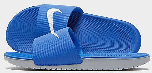 Nike Kawa Slide (Gs Ps) Slippers Kinderen Blauw