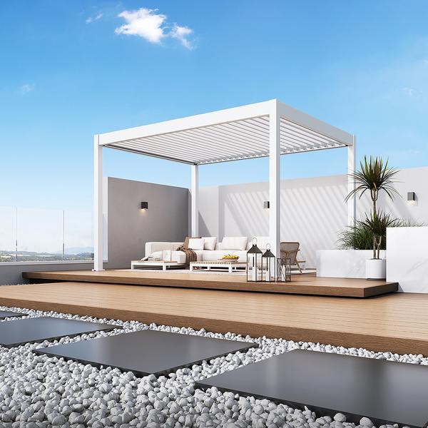 Weide Pergola LED E-Deluxe 3x4, ca.