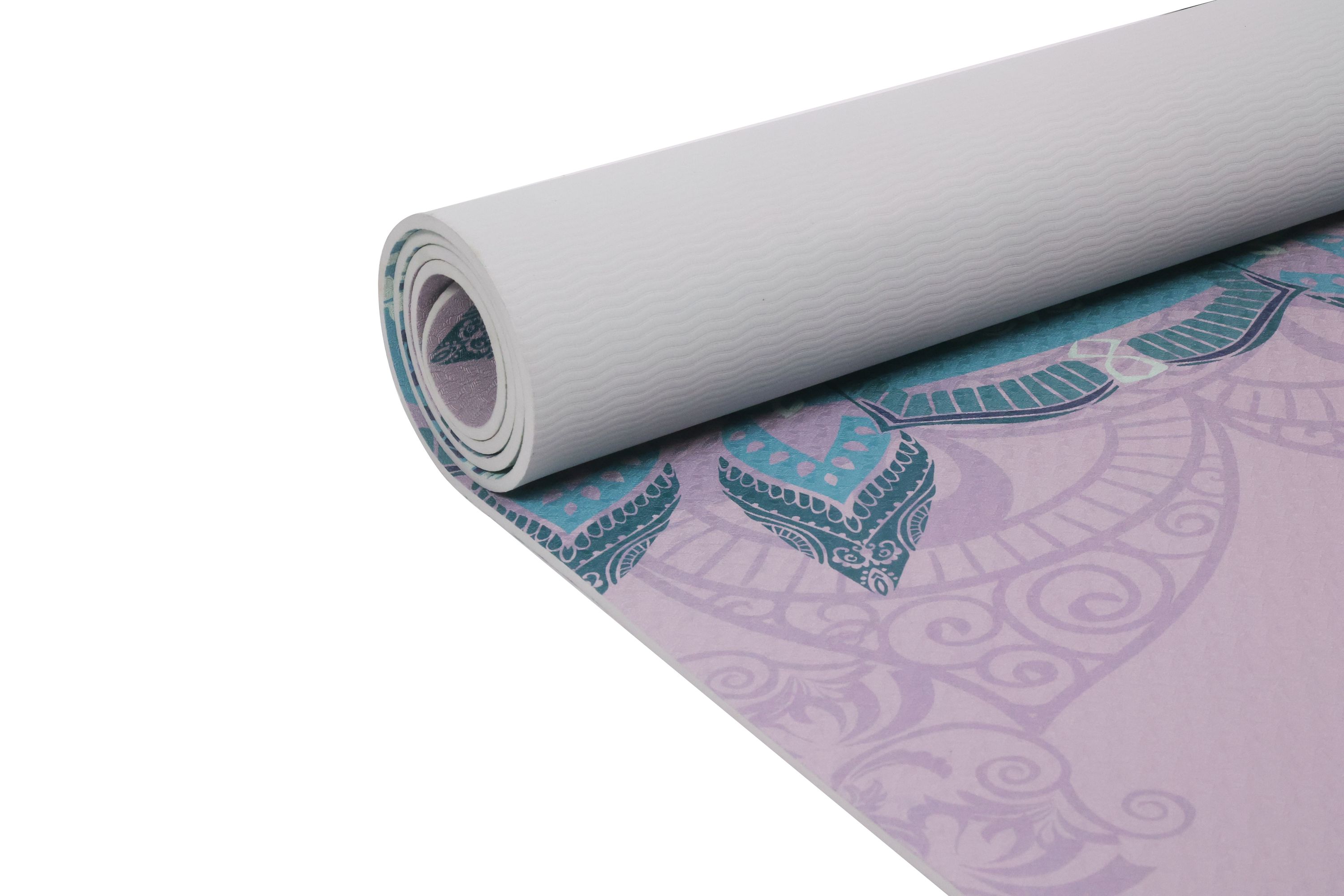 Yogamatte SHANTA rosa/mint 180 x 60 x 0.6 cm