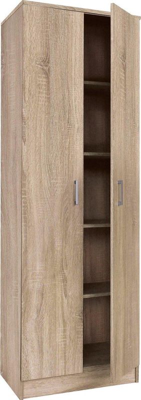 Rousseau - Opbergkast Ray - Bruin - 60 cm - 2 Deuren - 4 Legplanken