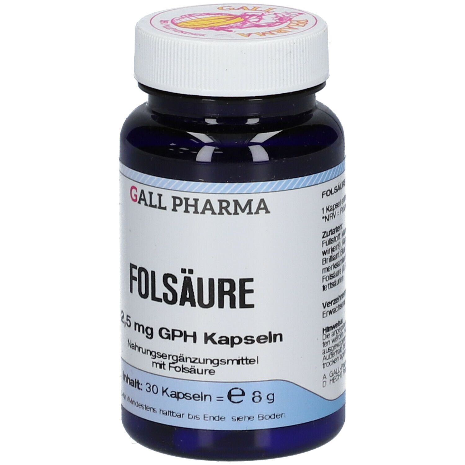Folsäure 2,5 mg GPH Kapseln