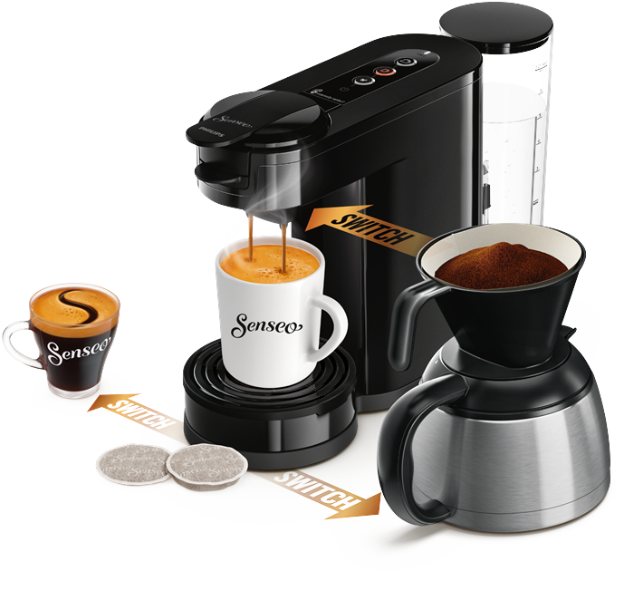 Senseo - Switch Kaffemaskine HD6594/60 - Sort