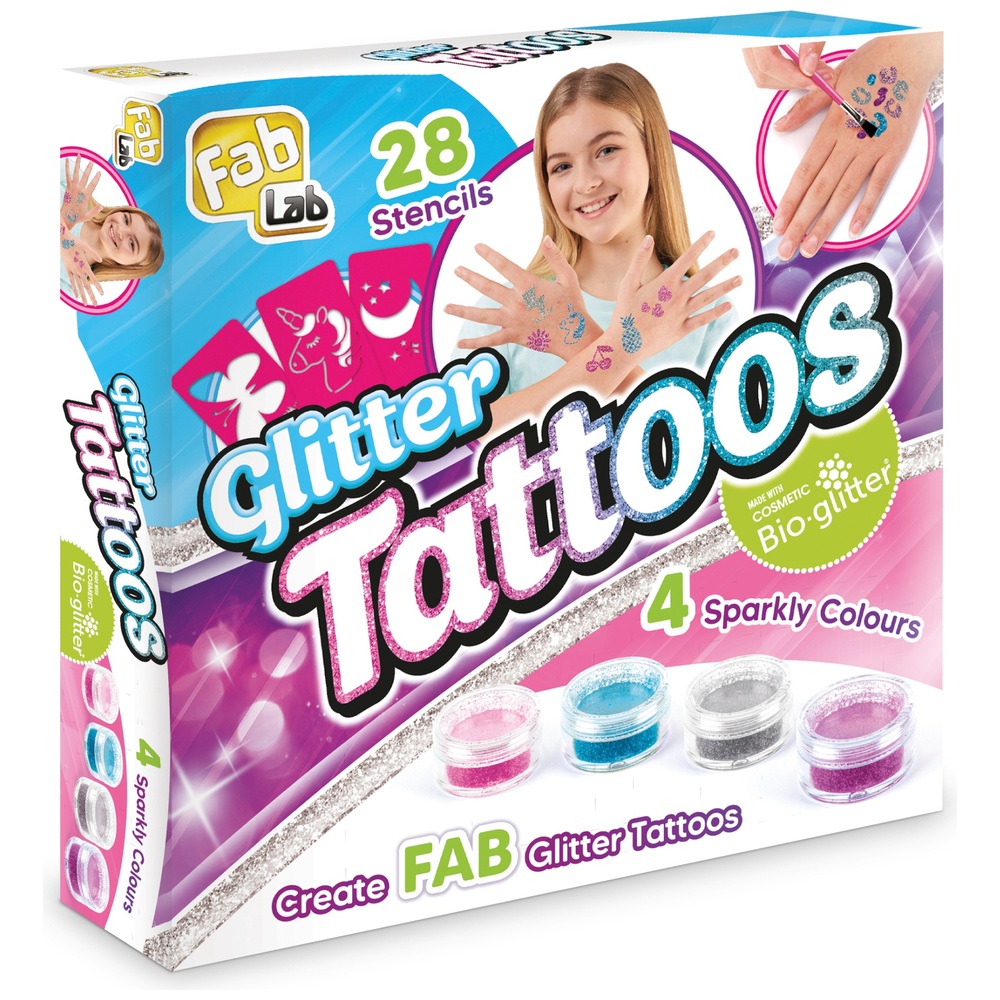 FabLab Glitzer-Tattoo-Set