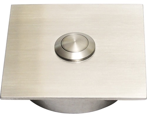 Rechthoekige RVS klokplaat 75x75x18 mm Knobloch 28261
