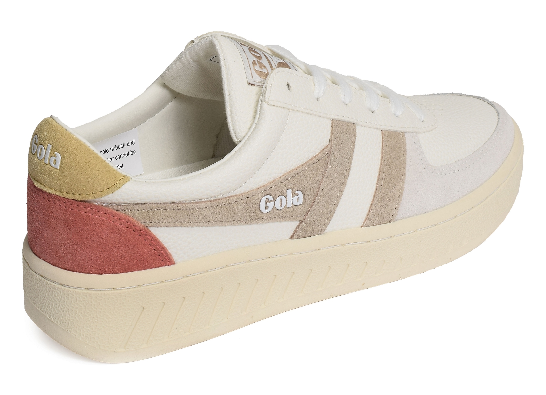 Grandslam trident trainers w blanc beige