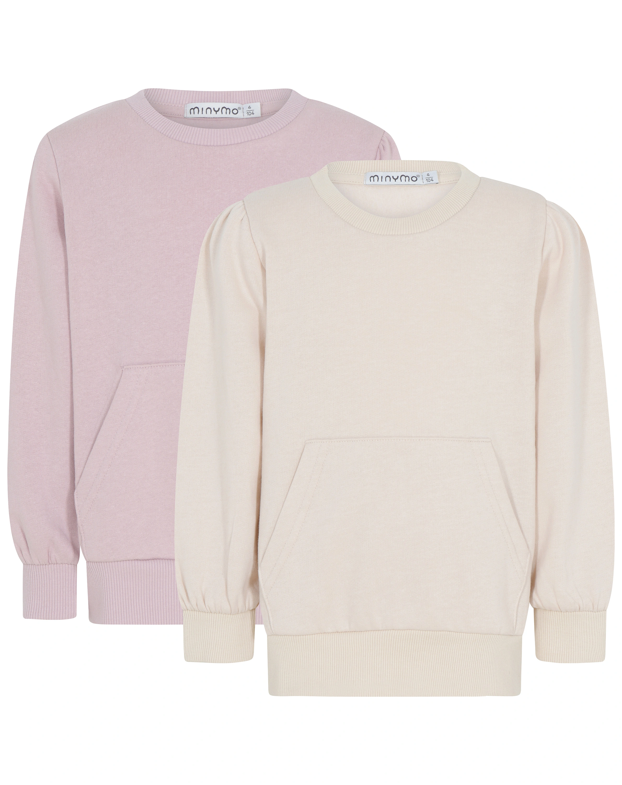 Sweatshirt BASIC 2er-pack in violet ice