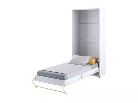 Lit escamotable Concept Pro Lenart Levfere 164, Unique, Blanc, 90x200, Stratifié, 105cm