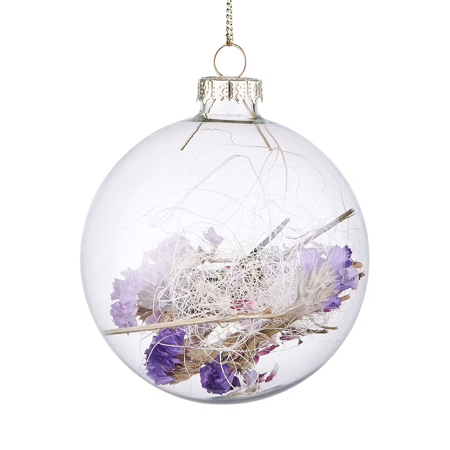 HANG ON Weihnachtskugel Trockenblumen 6er-Set